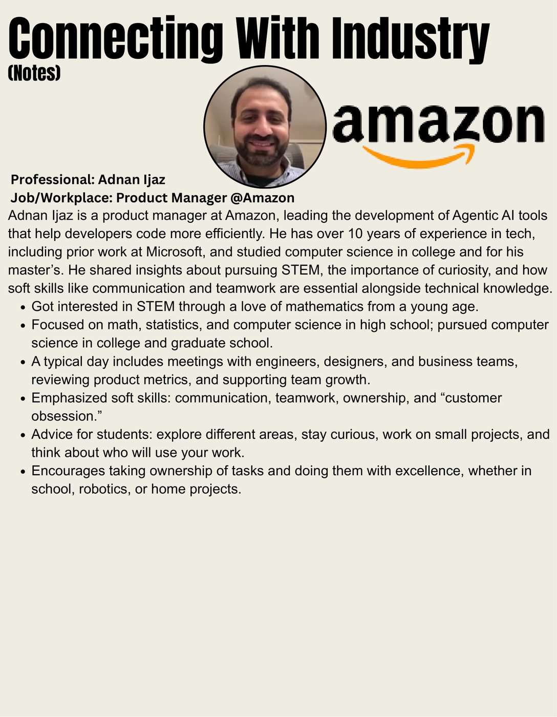 2025–26 season portfolio, page 11: Adnan Ijaz, Amazon